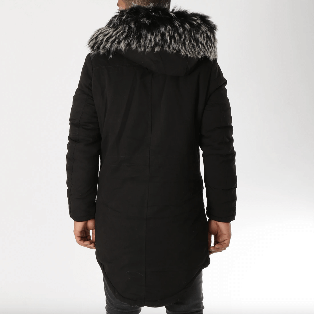 Men’s Fur-Lined Winter Parka – Warm Hooded Cold Weather Jacket - Image 3