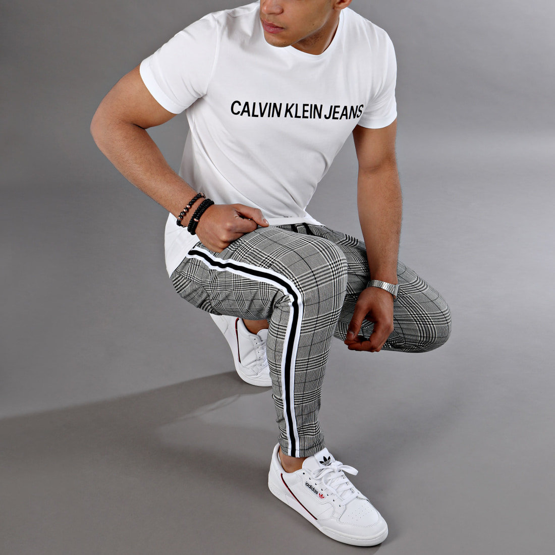 Men’s Checked Casual Pants – Slim Fit Everyday Trousers - Image 4